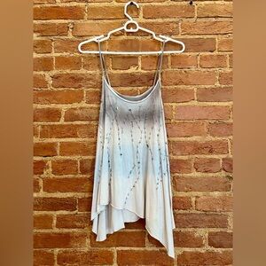 All Saints - Embellished Sequin Multi-Color Flowy Tank — Size: 6